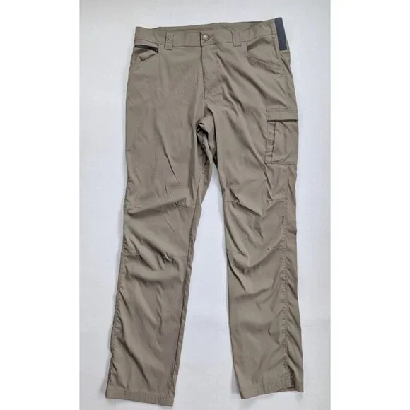 Columbia Mens Cargo Pants In Beige Size 36W 32L Lightweight - Picture 3 of 7